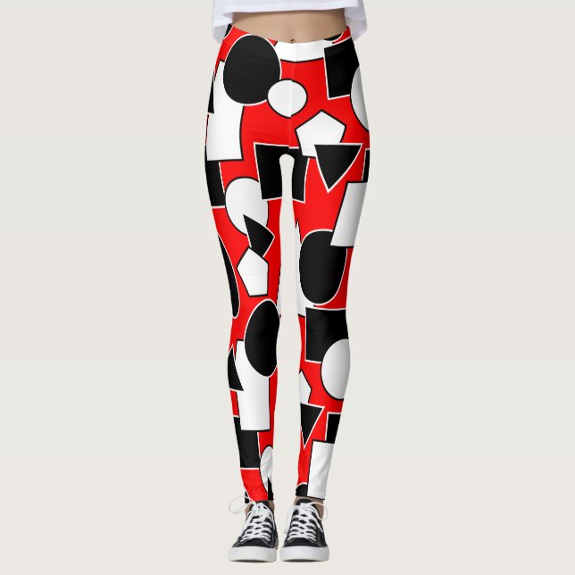 Bauhaus Collage Leggings (Framsida)