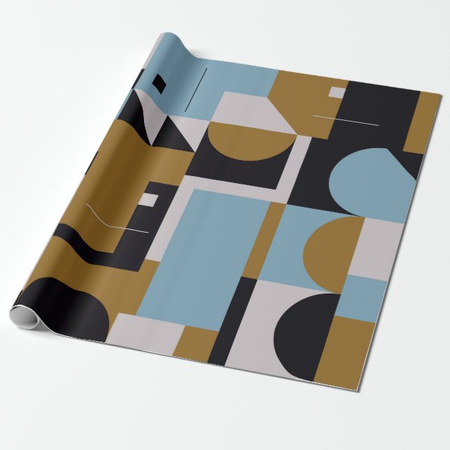 Bauhaus composition artwork made with abstract ele presentpapper (Utrullad)
