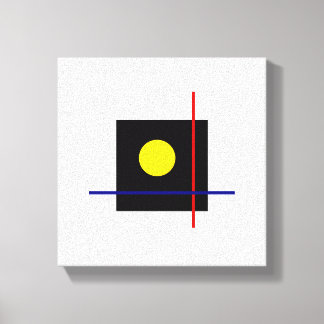 Bauhaus Design Classic Geometric Art Canvastryck
