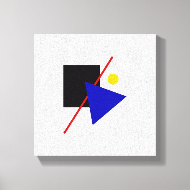 Bauhaus Design Geometric Art Canvastryck (Framsida)