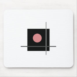 Bauhaus Design Geometric Art Grått-sammansättning Musmatta