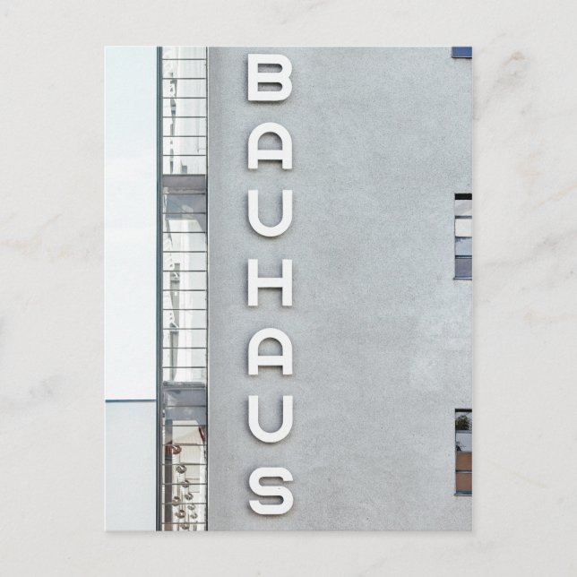 Bauhaus (Dessau) Vykort (Framsida)