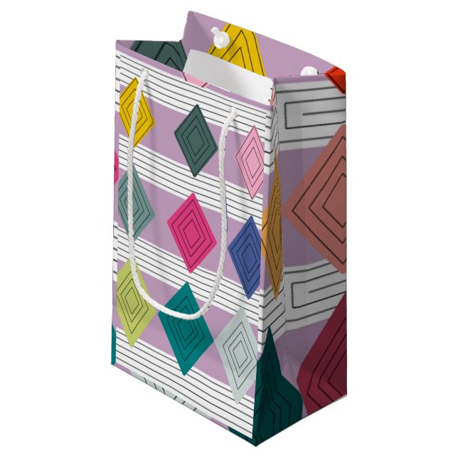 Bauhaus Diamond Quilt (Framsidan Vinklad)