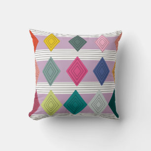 Bauhaus Diamond Quilt  Kudde