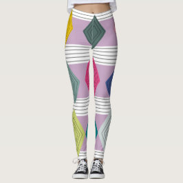 Bauhaus Diamond Quilt Leggings