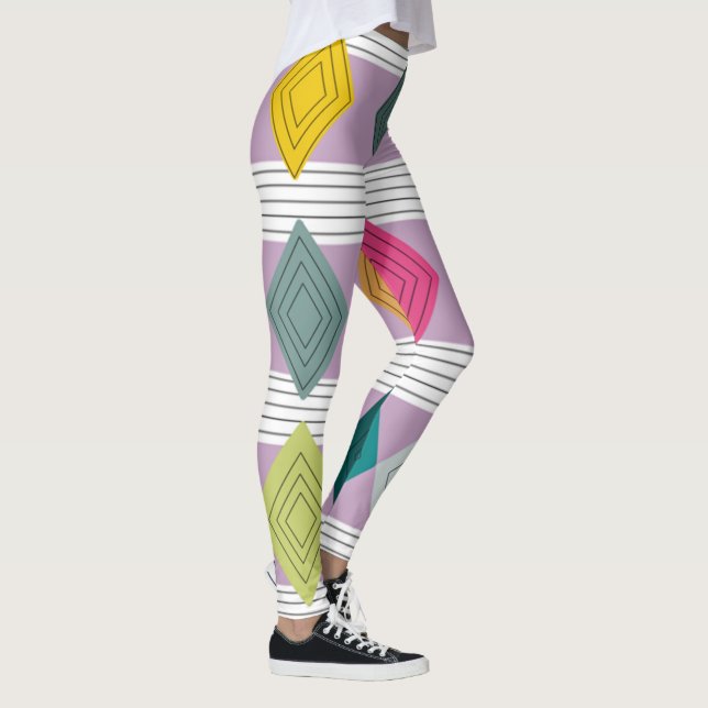 Bauhaus Diamond Quilt Leggings (Höger)