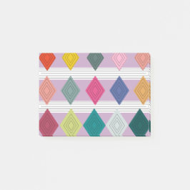 Bauhaus Diamond Quilt Post-it Block