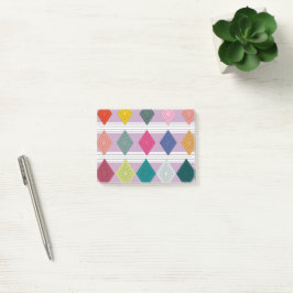 Bauhaus Diamond Quilt Post-it Block