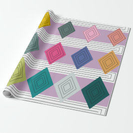 Bauhaus Diamond Quilt Presentpapper
