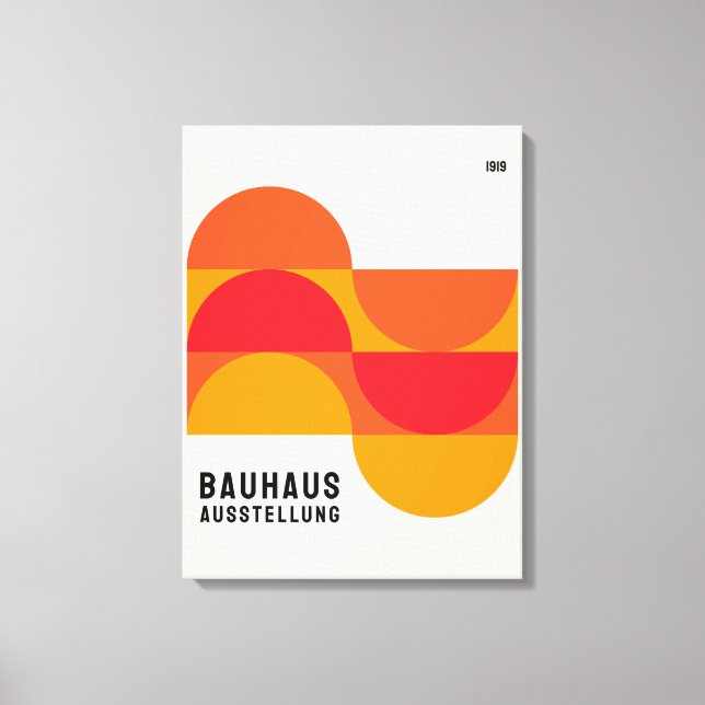 Bauhaus Exhibition 1919 B19 Kanvastryck (Framsida)