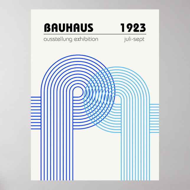 Bauhaus Exhibition Poster 1923 (Framsidan)