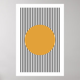 Bauhaus Exhibition Unik geometric Poster minimalt