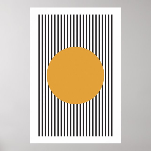 Bauhaus Exhibition Unik geometric Poster minimalt (Framsidan)