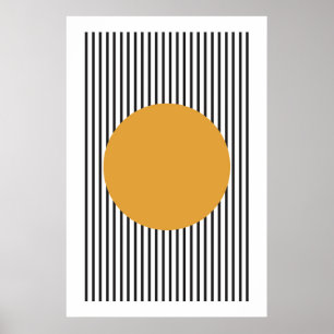 Bauhaus Exhibition Unique Geometric Poster minimal