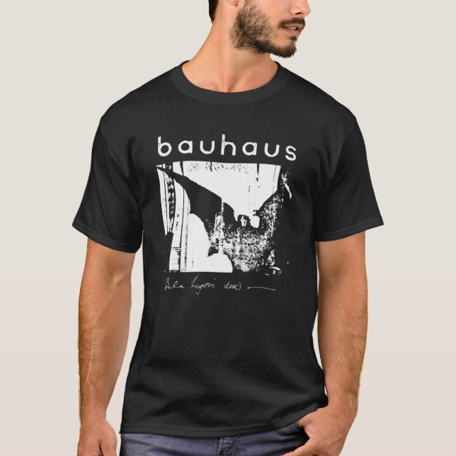 Bauhaus - Fladdermus Vingar - Bela Lugosi s Dead T Shirt (Framsida)
