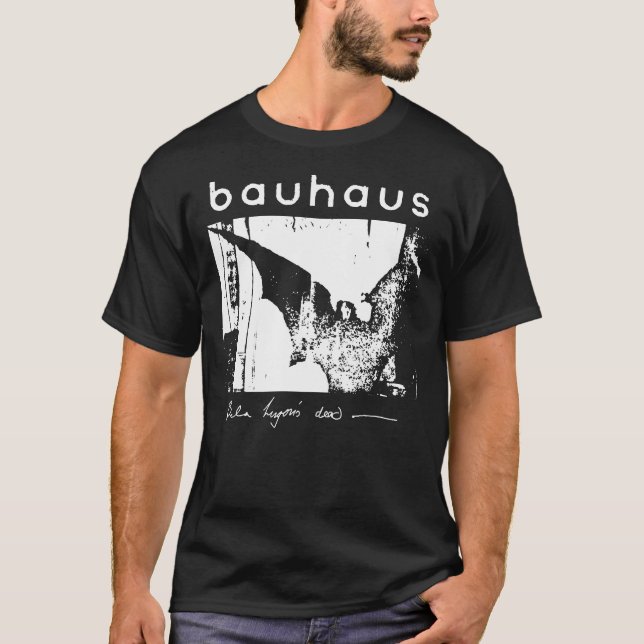 Bauhaus - Fladdermus Vingar - Bela Lugosi&x27;s De T Shirt (Framsida)