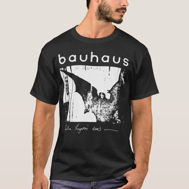 Bauhaus - Fladdermus Vingar - Bela Lugosi's Dead W T Shirt (Framsida)