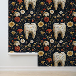 Bauhaus Flowered Tooth Dental Clinic Wall Decor