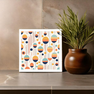 Bauhaus Geometric Abstrakt Mönster#1 ID1068 Kakelplatta