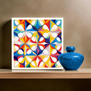 Bauhaus Geometric Abstrakt Mönster#3 ID1068 Kakelplatta