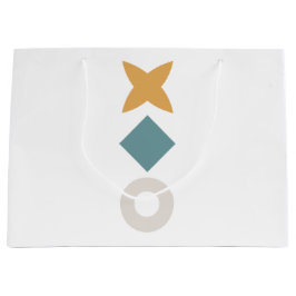 Bauhaus Geometric Baby Shower Large Gift Bag