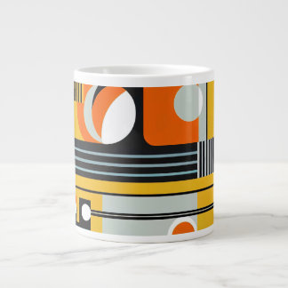 Bauhaus Geometric Design 01 Perfekt för Jumbo Mugg