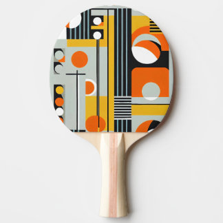 Bauhaus Geometric Design 01 Perfekt för Pingisracket