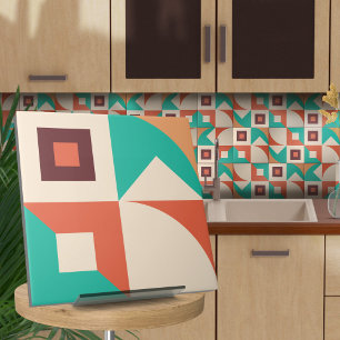 Bauhaus geometrisk abstrakt N1 Kakelplatta