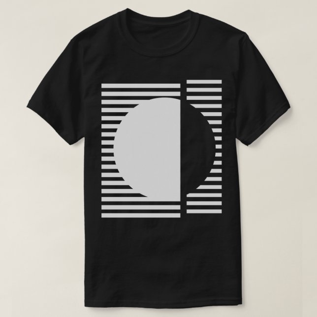 Bauhaus geometrisk design t shirt (Design framsida)