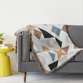 Bauhaus Geometrisk Kastbyrå för Småbarn Filt