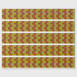 Bauhaus geometrisk mönsterdesign presentpapper