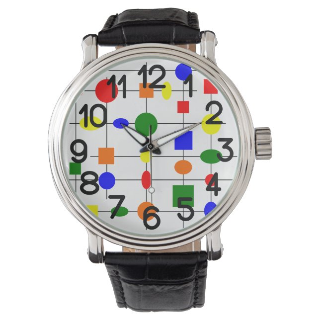 Bauhaus Grid Armbandsur (Framsida)