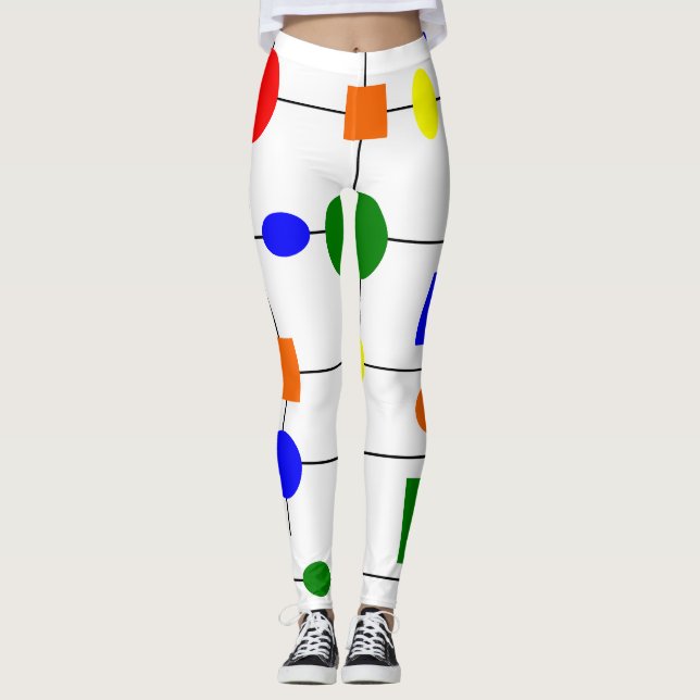 Bauhaus Grid Leggings (Framsida)