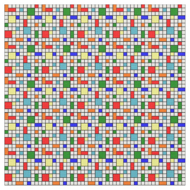 Bauhaus Grid Tyg (Närbild)