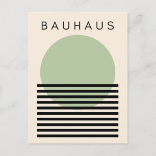 Bauhaus Grönt Sol Vykort