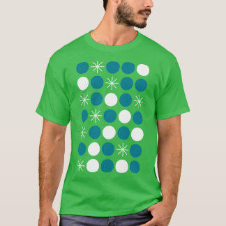 Bauhaus Inspired Abstrakt Snö Mönster T Shirt