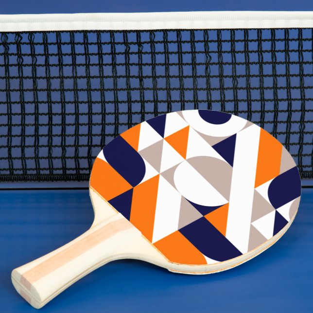 Bauhaus Inspired Geometric Mönster Pingisracket (Insitu)