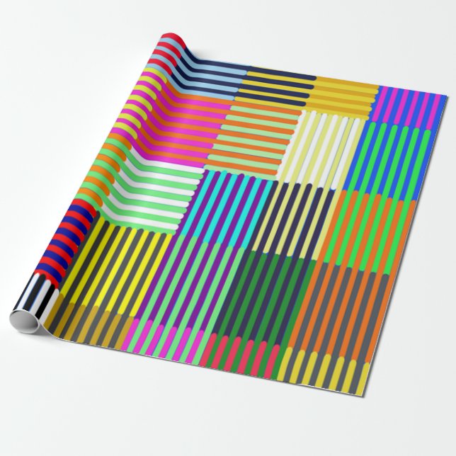 Bauhaus Inspired Optics Presentpapper (Utrullad)