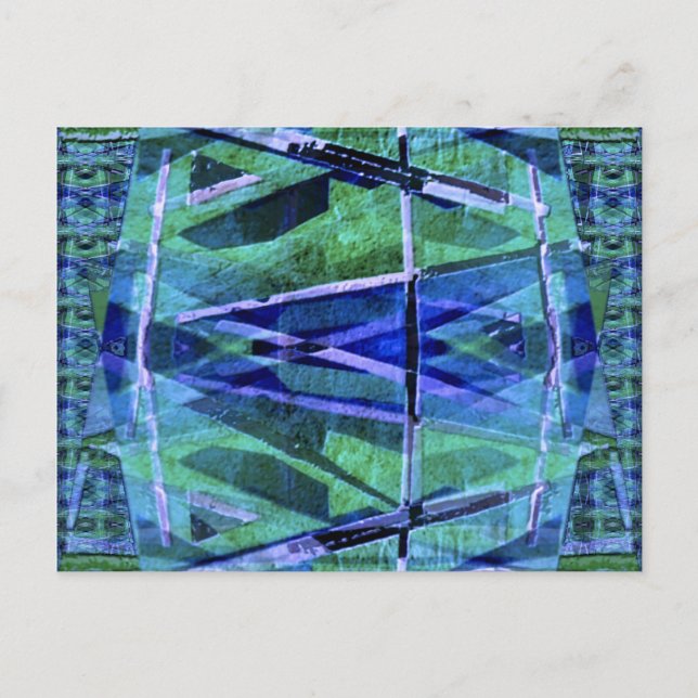 Bauhaus Inspired Postcard Vykort (Framsida)