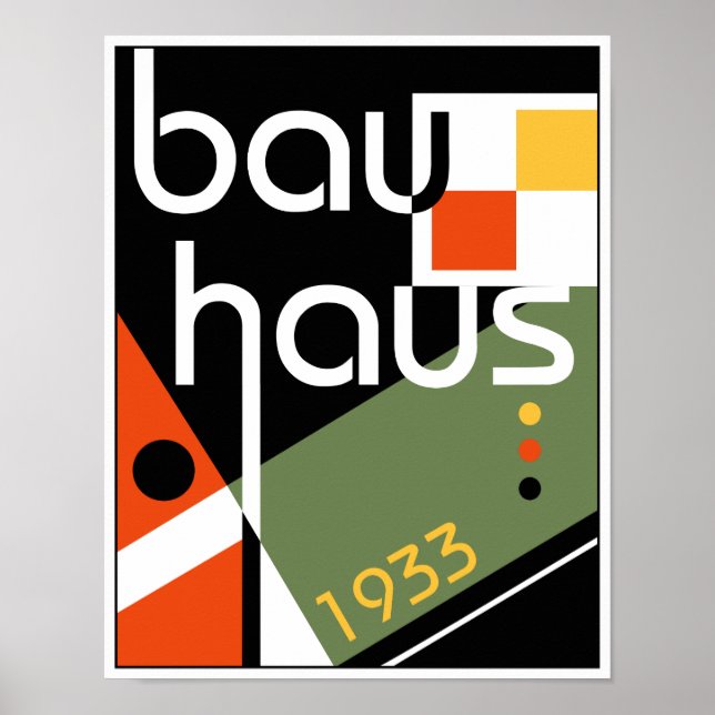 Bauhaus Inspired Poster (Framsidan)