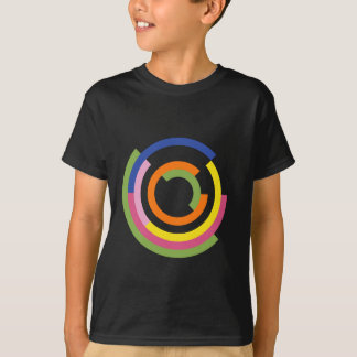 Bauhaus inspirerad design i en grönskapalett t shirt