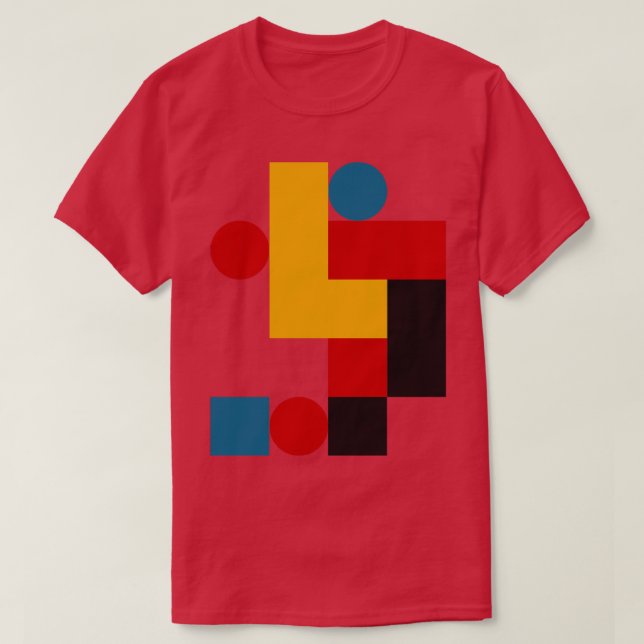 Bauhaus Inspirerad Mönster 3 T Shirt (Design framsida)