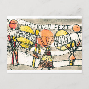 Bauhaus Lantern Festival Paul Klee Vykort