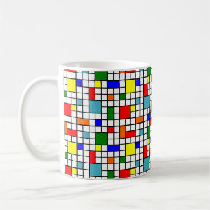 Bauhaus Larger Grid Kaffemugg