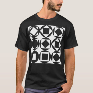 Bauhaus Linjer Squares T Shirt
