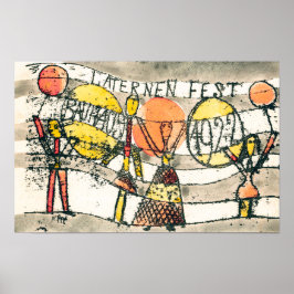 Bauhaus lykttfestival | Paul Klee | Poster