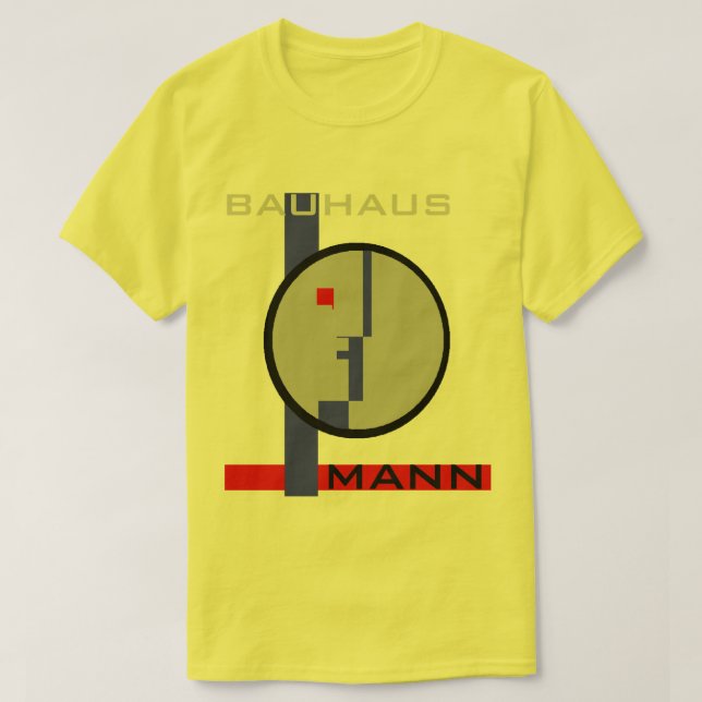 BAUHAUS MANN T SHIRT (Design framsida)