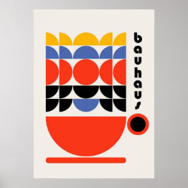 bauhaus, modern, minimal, geometrisk, abstrakt, poster