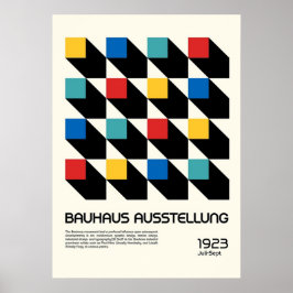 bauhaus, modern, minimal, geometrisk, abstrakt, poster