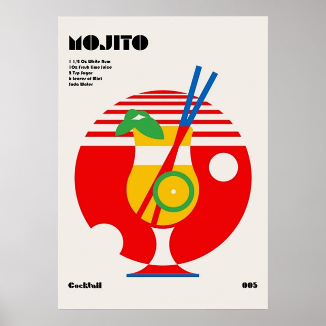 bauhaus, modern, minimal, geometrisk, abstrakt, poster (Framsidan)